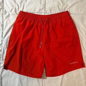 YoungLA Vibrant Red Athletic Shorts
